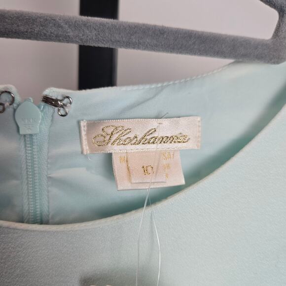 NWT Shoshanna Mint Green Sheath Dress Preppy Minimalist Garden Party Guest 10 - Picture 6 of 8
